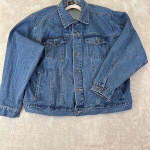 Sandy River Denim Jacket 100% Cotton Mens Large-Tall Chore Coat Biker Very Large
